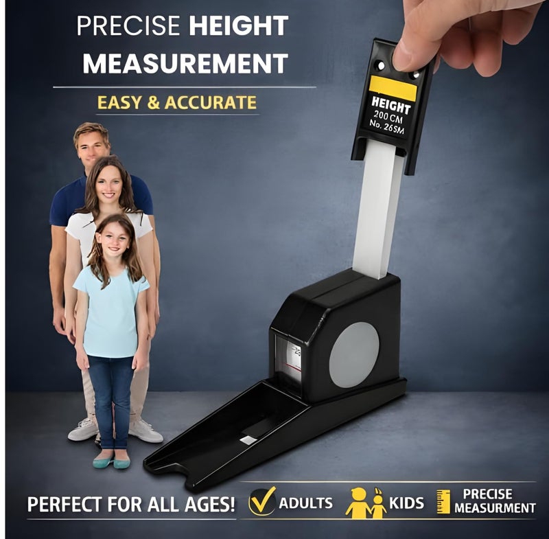 MCP 2m/200CM Roll Ruler Wall Mounted Growth Stature Meter Height Tall Measure Measuring Tape (not feet/inches) - Image 5