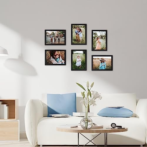 WIFTREY 5x7 Black Picture Frame Bulk 5 x 7 Photo Frames for Wall Hanging or Tabletop Display, 18 Pack - Image 5
