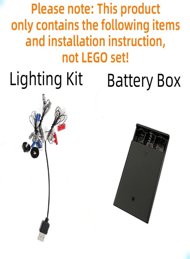 GEAMENT طقم إضاءة GEAMENT LED متوافق مع سيارة Lego 4X4-treme Off-Roader - طقم إضاءة لنموذج البناء Powered UP 42099 (مجموعة Lego غير متضمنة) - Image 3
