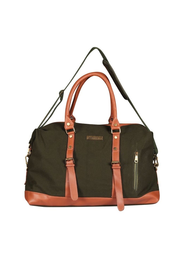 ماونت هود حقيبة دفل من MOUNTHOOD للرجال والنساء - قماش عالي الجودة يدوم طويلاً مع جلد صناعي - أخضر - Image 4