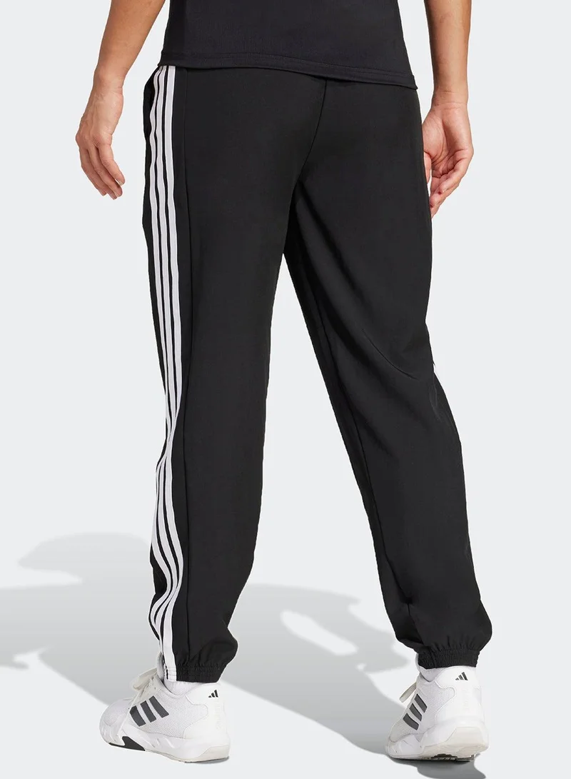 Adidas We 3S Woven Pt Black Training Pants For Women XS