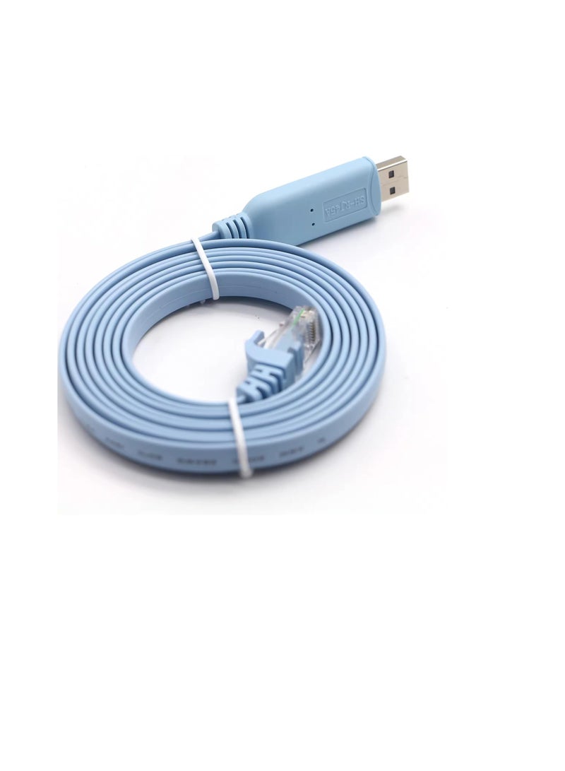 Terabyte USB Console Cable, USB to RJ45 Cable for Cisco, Huawei, H3C, ZTH Routers, Professional Switchs, Access points - Image 2