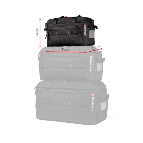 Manfrotto Pro Light Cineloader Small Shoulder Bag Camcorder Cinema Bag Padded Camera Case Professional Video Dedicated Features Top Access Camera Storage Dark Grey Size Small - Image 3