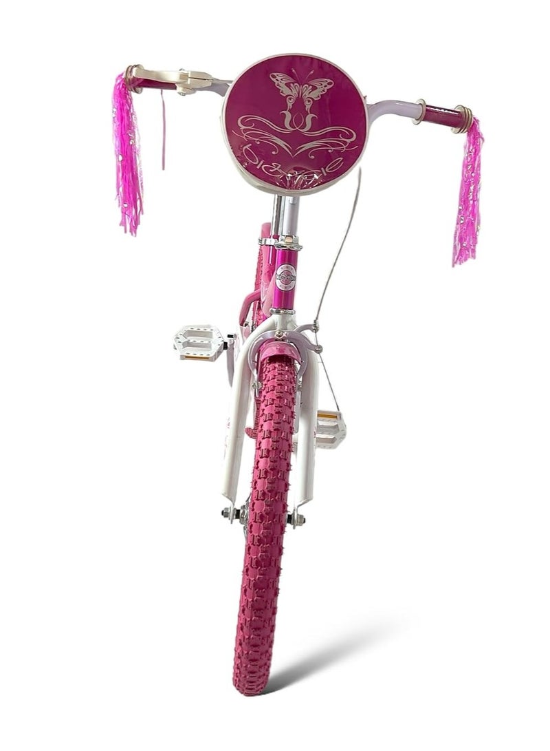 AL BADER Freestyle Kids Bike 20 Inch Bicycle for Girls Ages 8-16 Years, Pink Color, With Kickstand, Colored Air Tires, With Small Bag, Hand & Foot Brakes, High Reliability Cycling Kickstand. - Image 2