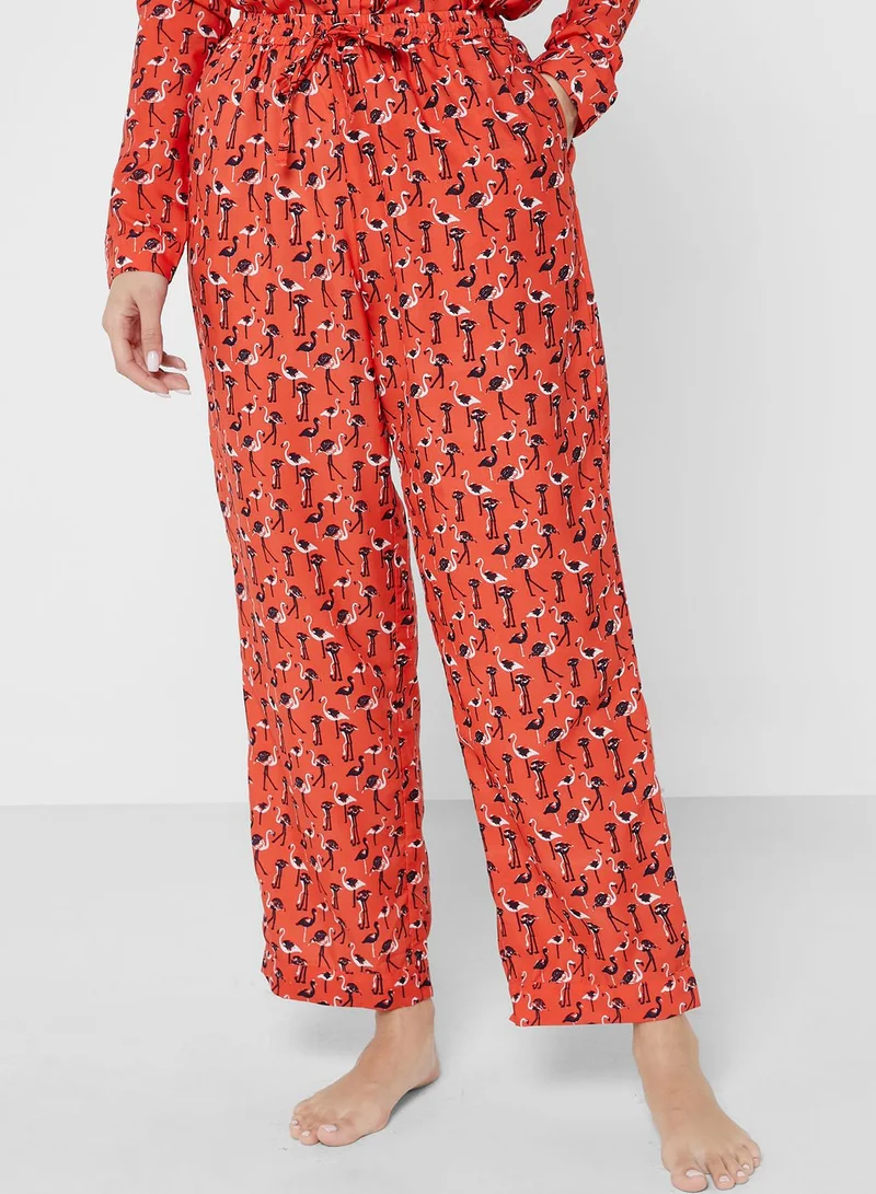 Ginger Printed Pj Set