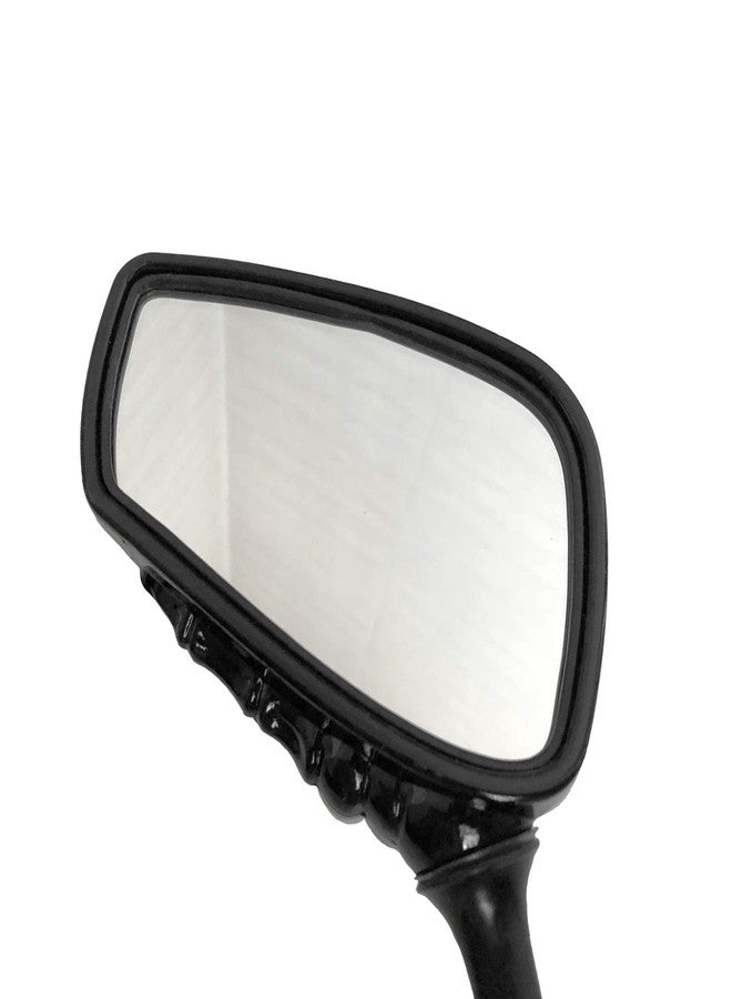 MOTLTECH Motorcycle Mirrors Universal 8mm/10mm Skull Hand Motorcycle Rear View Side Mirrors for Harley Honda Kawasaki Suzuki Yamaha,black - Image 5