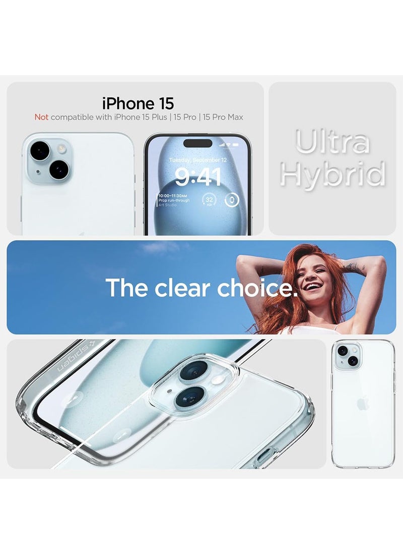 Ultra Hybrid for iPhone 15 Case Cover - Crystal Clear