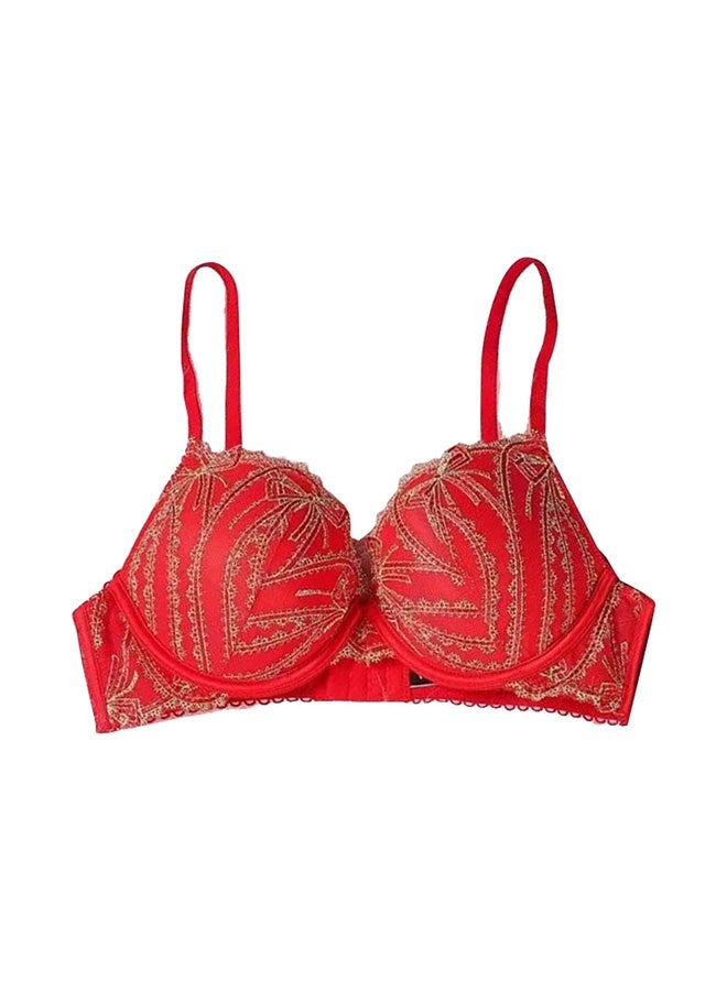 MARGOUN Women 34C / 75C Size Push Up Bra Set Soft Breathable Transparent Lace Panties Lingerie Suit Adjustable Women Underwear - Image 2