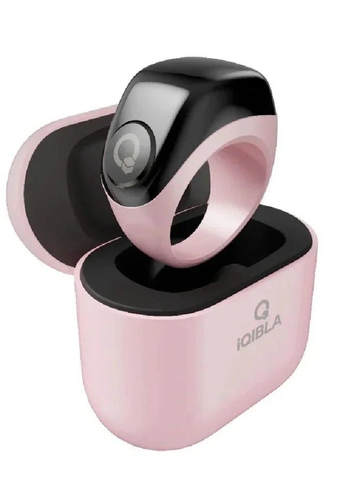 iQIBLA Smart Tasbih Ring, Adjustable Tasbih Counter Ring in 3 Sizes (18/20/22/mm) Pink Color  - Image 1