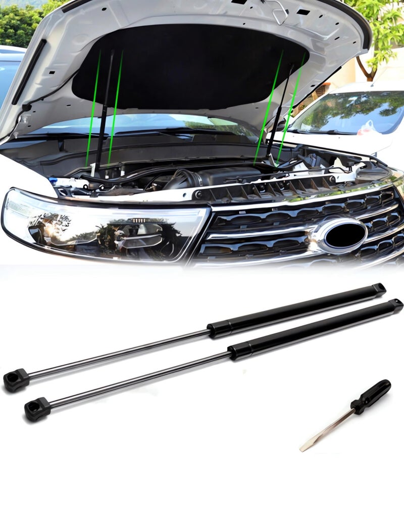 Front Hood Lift Supports Struts Shocks for 20022010 Ford Explorer 4142 SG404025 8196040 1L2Z16C826AA 2 Pcs with Screwdriver for Install