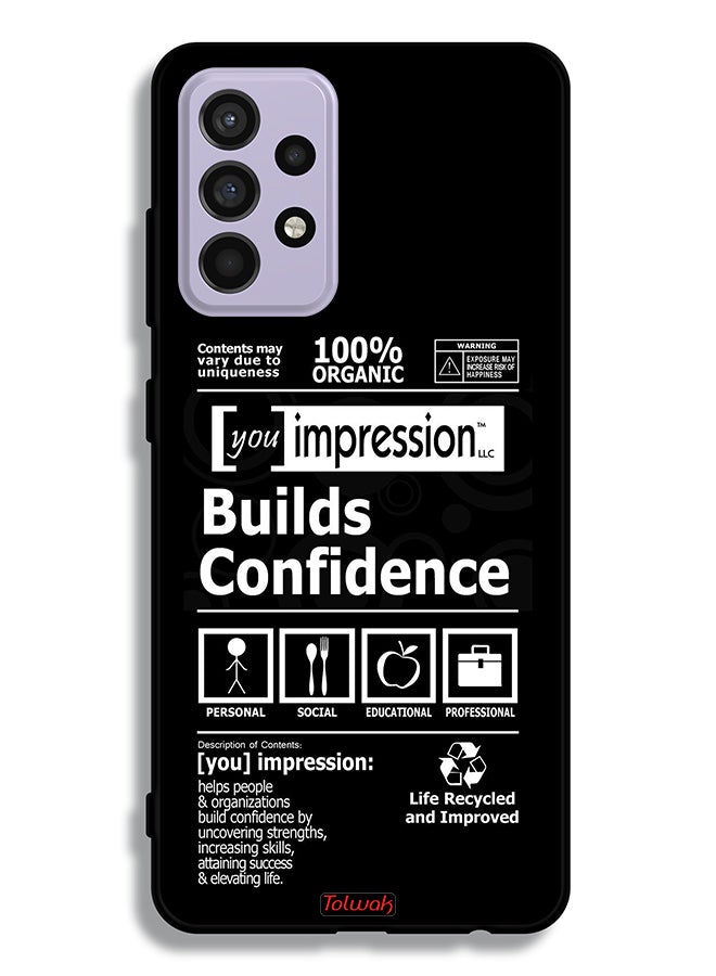 Tolwak Samsung Galaxy A52s 5G Protective Case Cover Builds Confidence Sticker - Image 1