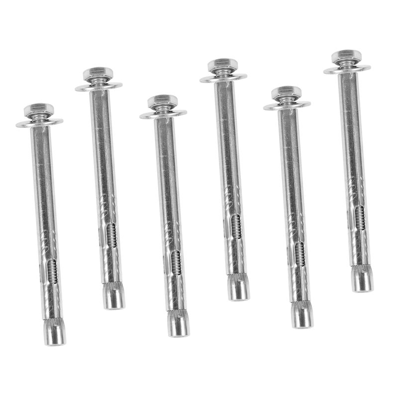 Expansion Anchor Bolts Set Zinc Plated Steel 10mm x 60mm 50 Pcs - Image 1
