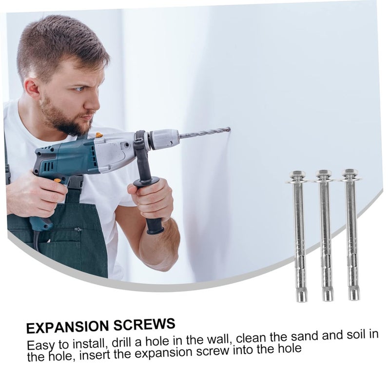 Expansion Anchor Bolts Set Zinc Plated Steel 10mm x 60mm 50 Pcs - Image 4