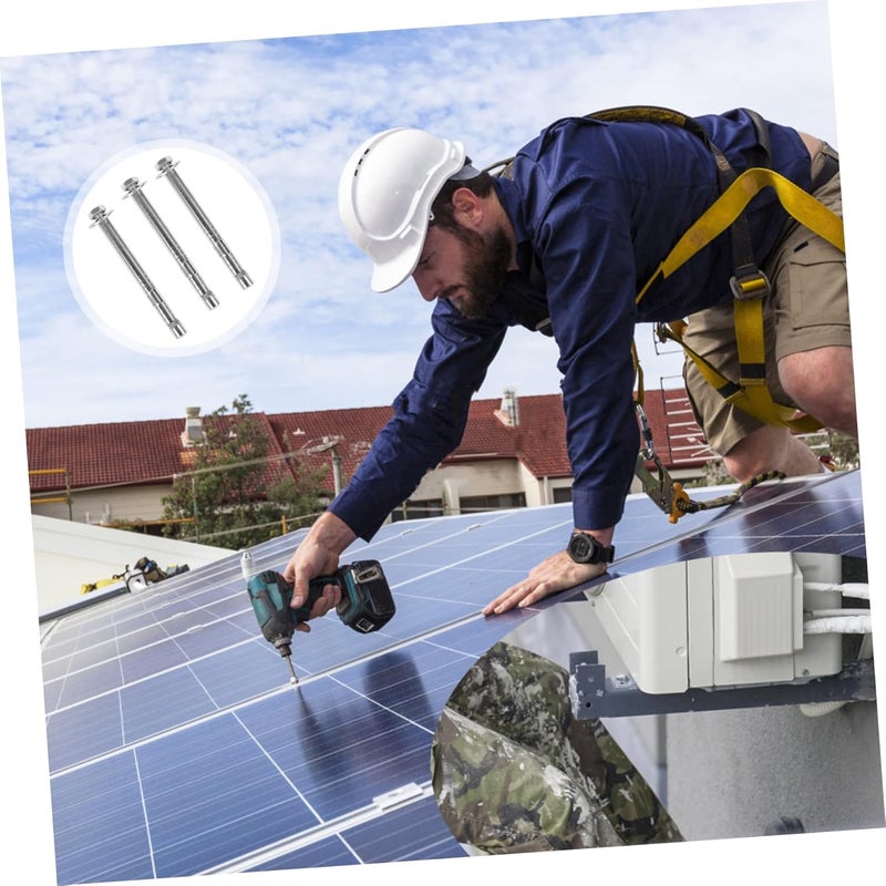 Expansion Anchor Bolts Set Zinc Plated Steel 10mm x 60mm 50 Pcs - Image 3