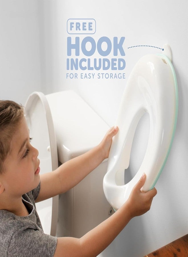 AEREX Portable Baby Potty Toilet Seat Ideal for 0 to 5 Year Baby Potty Training Seat for Boys and Girls Potty Fits Round & Oval Toilets, Toddler Oval Western Toilets (Blue) - Image 4
