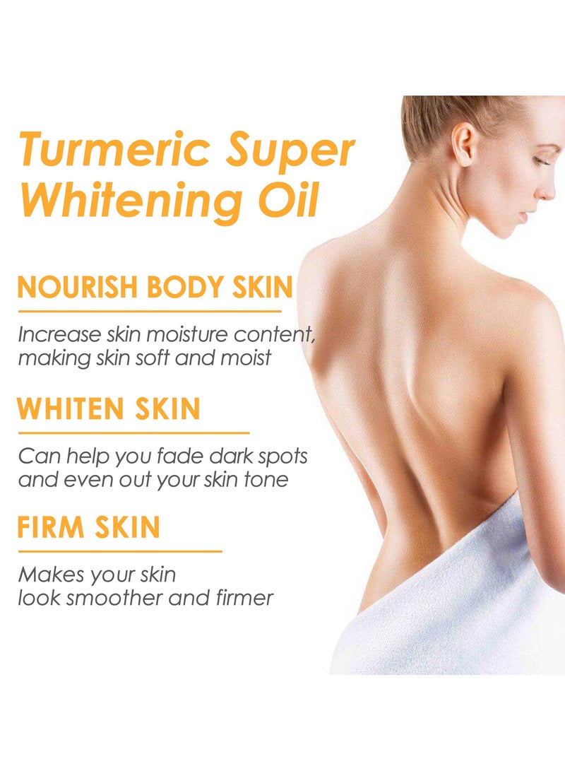 OUHOE Turmeric whitening skin care oil. Repair skin barrier. Soften, firm. Brighten and whiten. Fade joint darkness. - Image 5