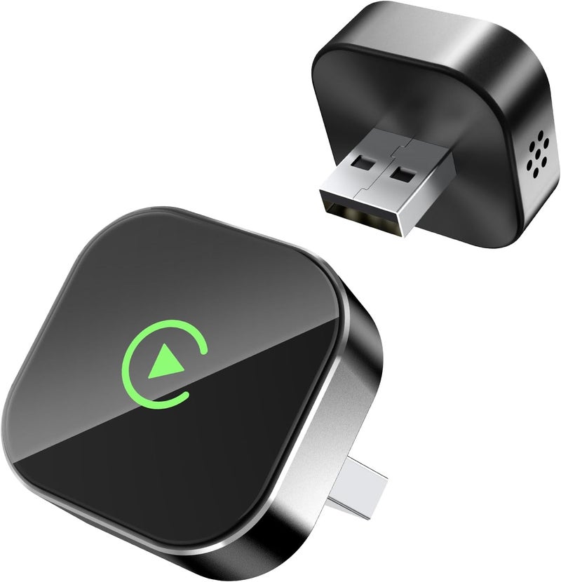 مُحول CarPlay لاسلكي 2025 لجهاز أبل، يتحول محول CarPlay سلكي إلى لاسلكي، تصميم USB-C/نوع C، توصيل و تشغيل، مخصص فقط لسيارات Apple CarPlay وأجهزة iPhone بنظام iOS 10 أو أعلى - Image 1