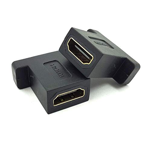 Haokiang HDMI Coupler Adapter, (2-Pack) HDMI Female to Female Insert Keystone Panels Wall Plate Connectors Coupler Adapter (Black HDMI F/F) - Image 3
