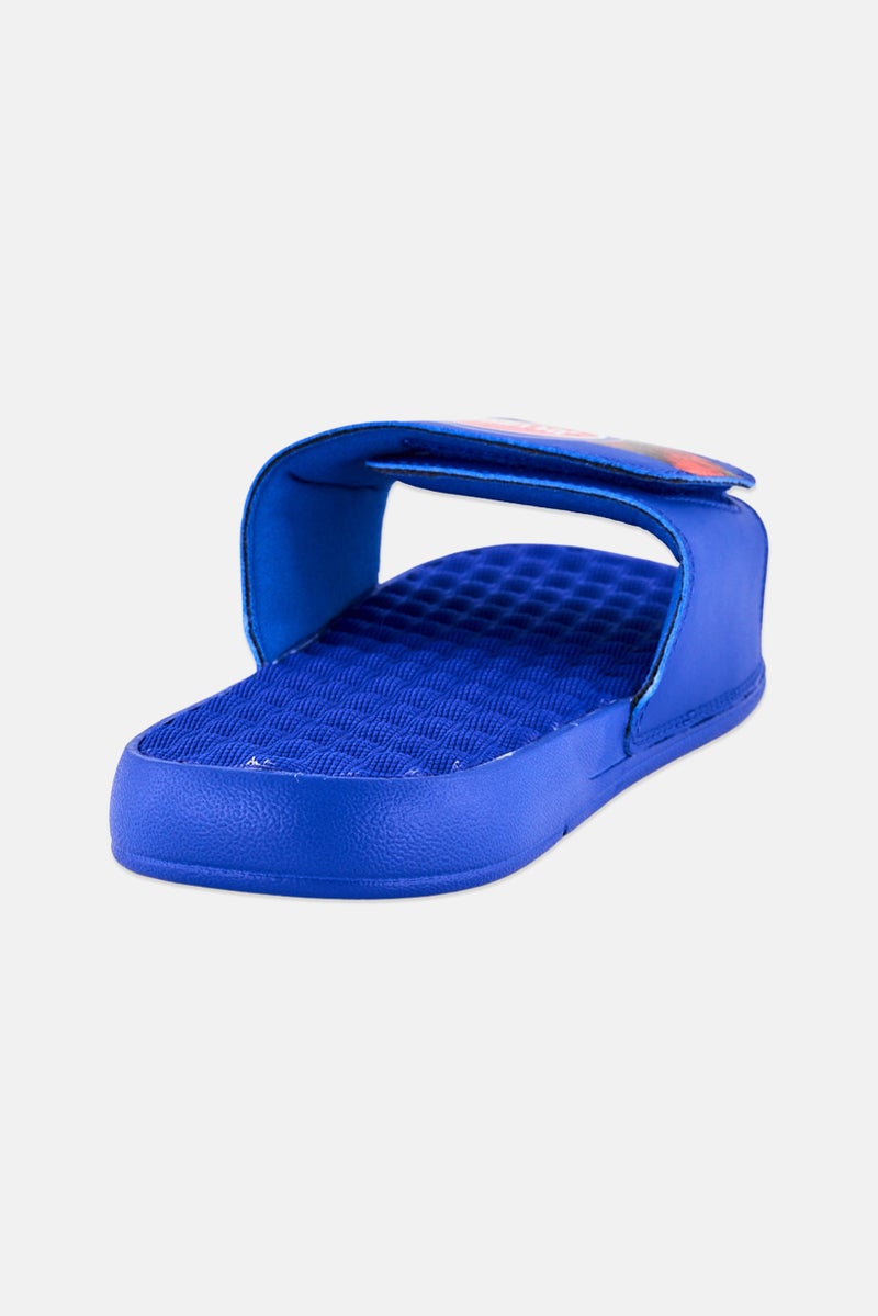 ISlide Men Detroit Piston Primary Logo Slip On Slides, Blue - Image 3