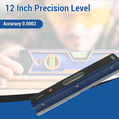 WFLNHB 12 Inch Precision Level Accuracy 0.0002 Per 10 Inch Machinist Tool Used to Test the Horizontal Position of Equipment and Flatness - Image 2