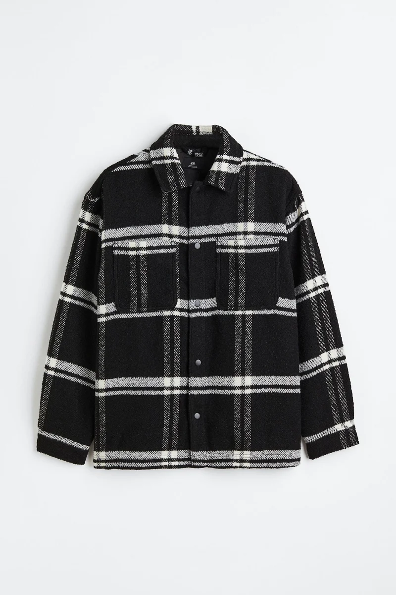 H&M Checked Relaxed Fit Shirt