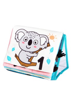 Generic Baby Early Education Animal Desk Calendar Cloth Book Baby Head Up Training Multi-dimensional Color Enlightenment Early Education Cloth Book Spot-Color:Animal World Cloth Book  - Image 5