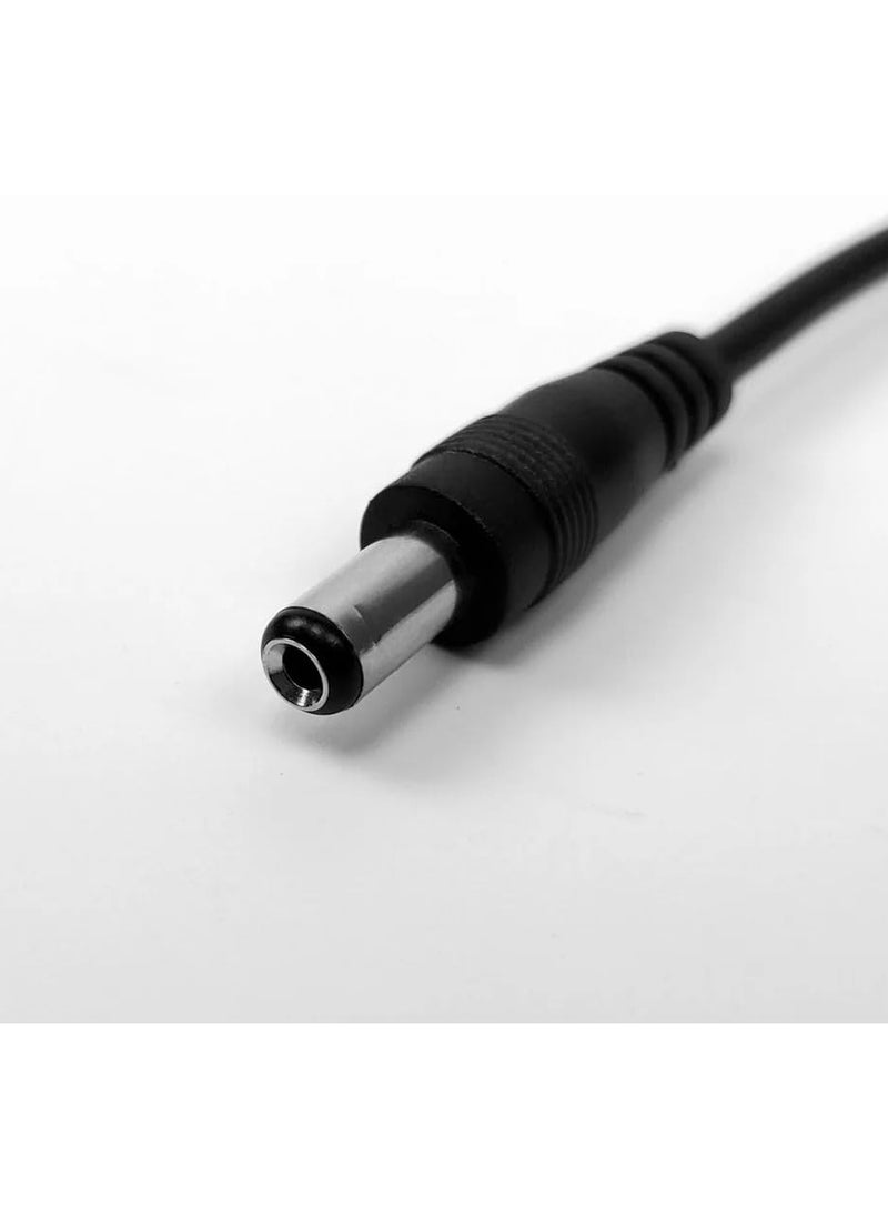 SOLDOUT 2 PCS Guitar Effect Pedal Male to Male 90 Degree Right Angled Power Cord DC 5.5 x 2.1mm Cables Electric Guitars Accessories (65 CM, Pack of 2)  - Image 5