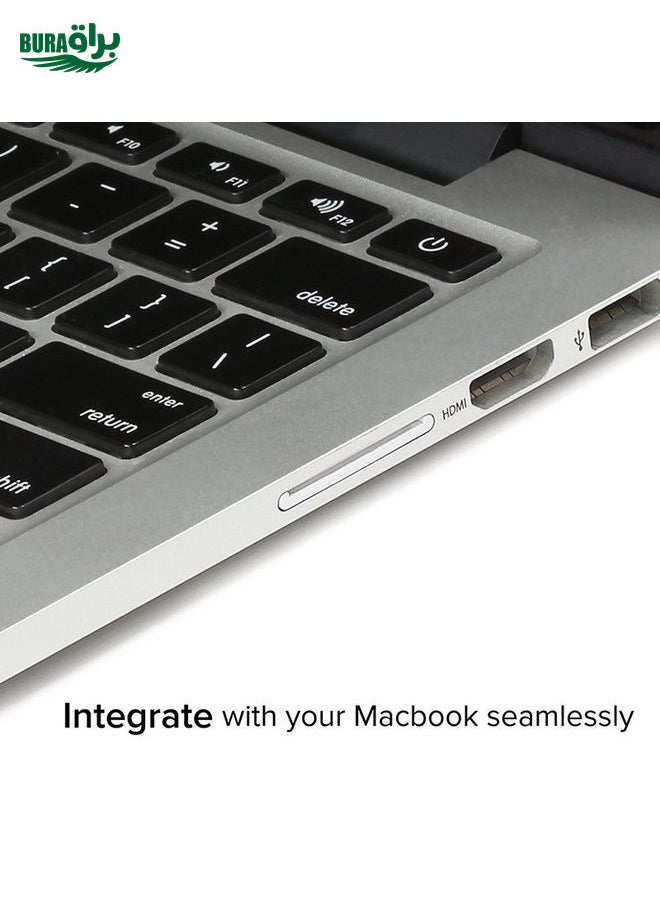 BURAQ BASEQI 504ASV Hidden Aluminum Alloy SD Card Case for Macbook Pro Retina 15 inch (End of 2013 - Mid-2015) Laptops  - Image 5