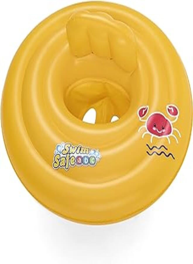 Bestway Bestway Triple Ring Baby Seat Step A for Unisex, Orange - 26-32096