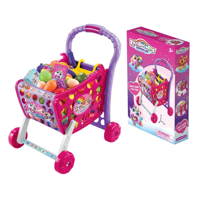 Zuru - Rainbocorns Shopping Cart with Vegetables and Fruits - RP-RC-107