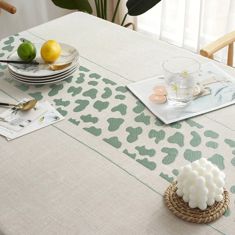Y&D High Quality Luxury Nordic Cow Print Tablecloth for Home & Outdoor Use – Stylish Table Runner Design - Image 4