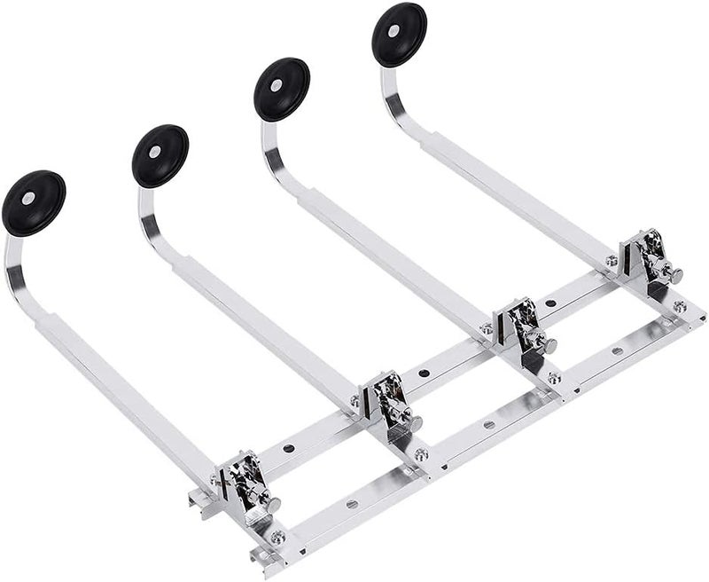 klarako 4 Bottles Liquor Dispenser, Wall Mounted Alcohol Cocktails Shot Dispenser Station Aluminum Alloy Wine Whiskey Bottle Holder Beverage Stand for Home Bar Party Decoration - Image 4