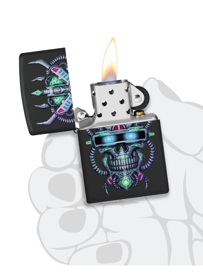 زيبو ولاعة سايبر سكول ديزاين المقاومة للرياح من زيبو - أسود - Image 4