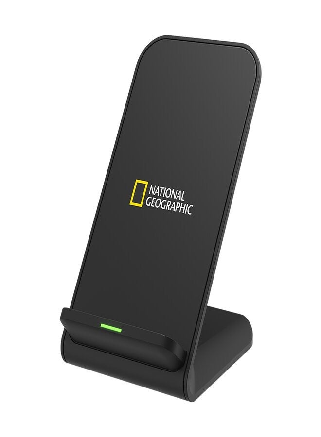 ناشيونال چيوغرافيك ناشيونال جيوجرافيك شاحن لاسلكي ستاند رفيع 15 واط شحن سريع لأيفون  11, 12,  13, 14,  15  ,سامسونج نوت 20 / فولد 4,5 S21,S22, - Image 2