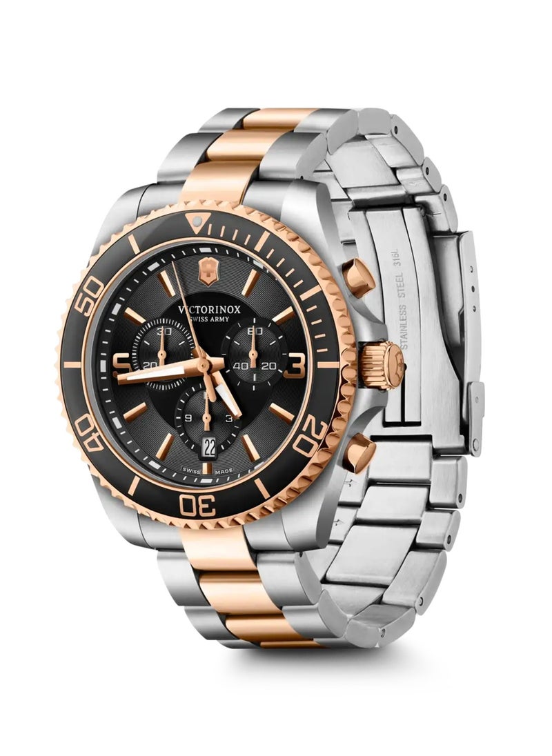 Victorinox Men's Maverick Chronograph Black Dial Watch 241952 - 43mm  - Image 3