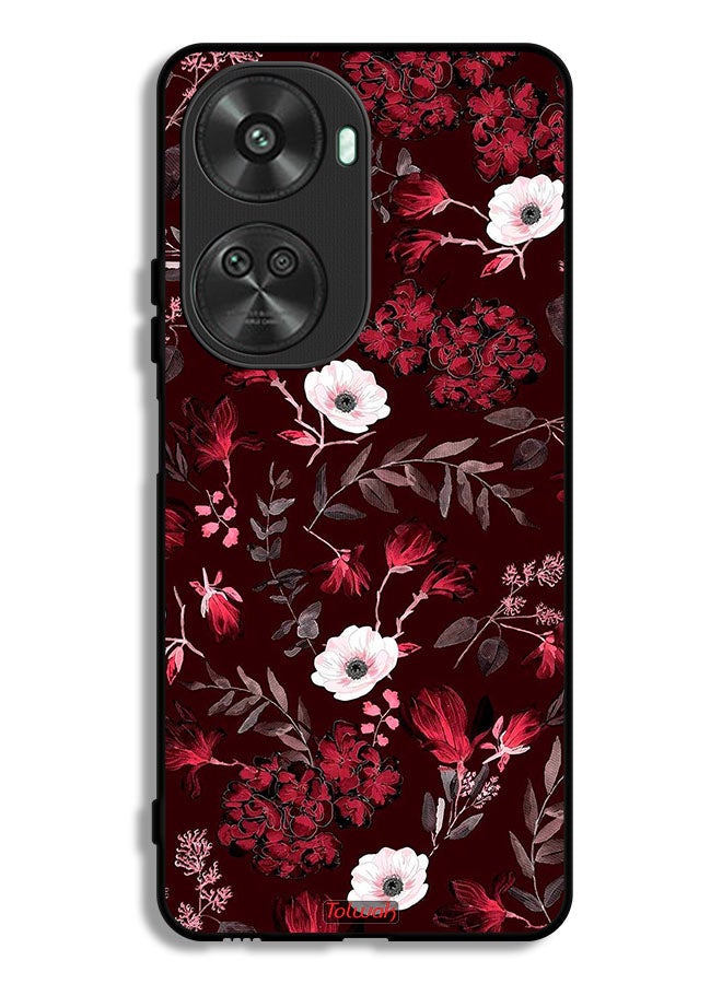 Tolwak Huawei nova 11 SE Protective Case Cover Small Flowers And Tropical Leaves - Image 1