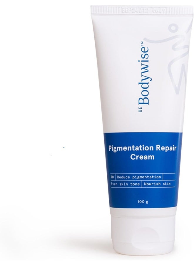 Pigmentation Repair Cream 100 g | With 0.1% Retinol, 2.5% Lactic Acid, 0.5% Kojic Acid & 2% Urea | Hyperpigmentation Removal Cream | For Dark Neck, Ankles, Knuckles, Armpits, & Thighs