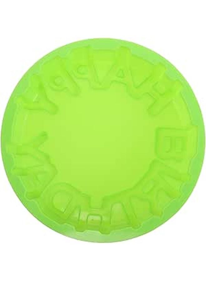 Green Silicone Round Cake Mold Non Stick Baking Pan For Muffin Pudding Jelly Home Kitchen - Image 1