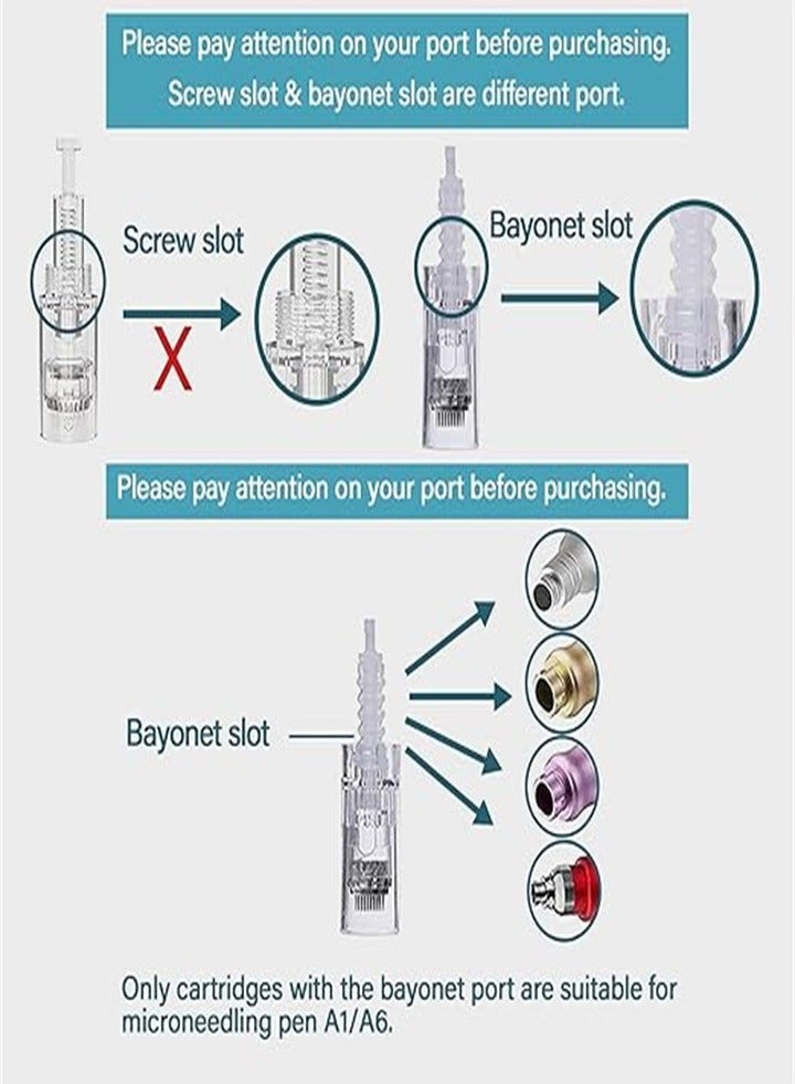 Dr.pen 10-pack Dr.Pen Pen M8 Replacement Cartridges Derma Pen Snap-on Cartridge Replacement Pack  - Image 5
