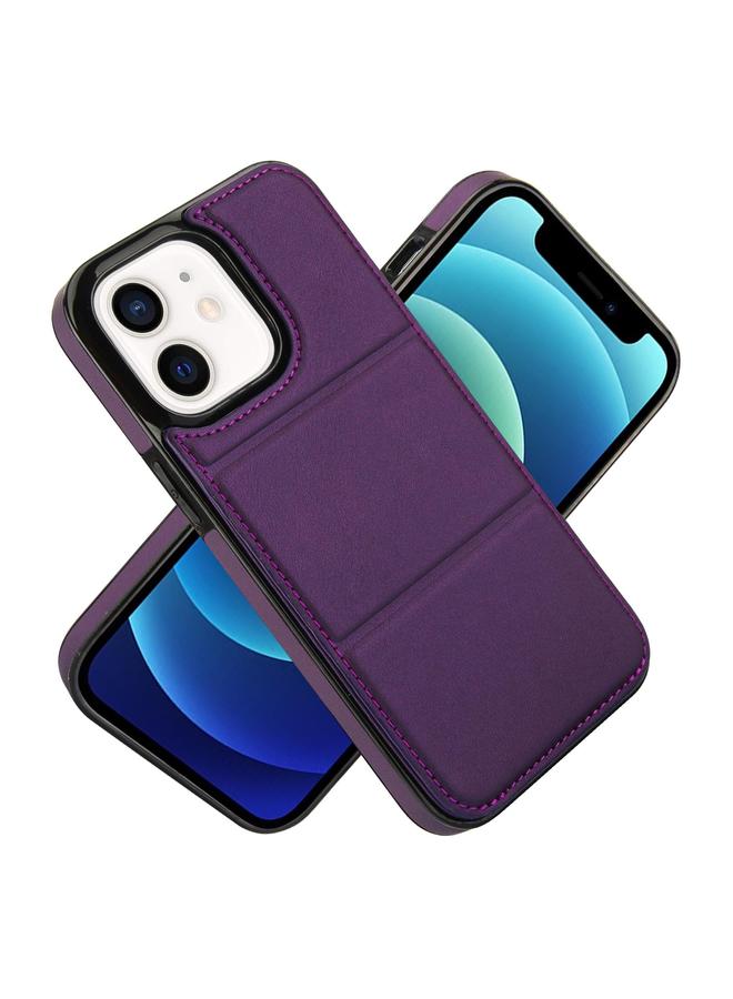 The Bros Phone Case For iPhone 12 mini Tri-fold Holder Leather Phone Phone Case with Card Slot  - Image 2