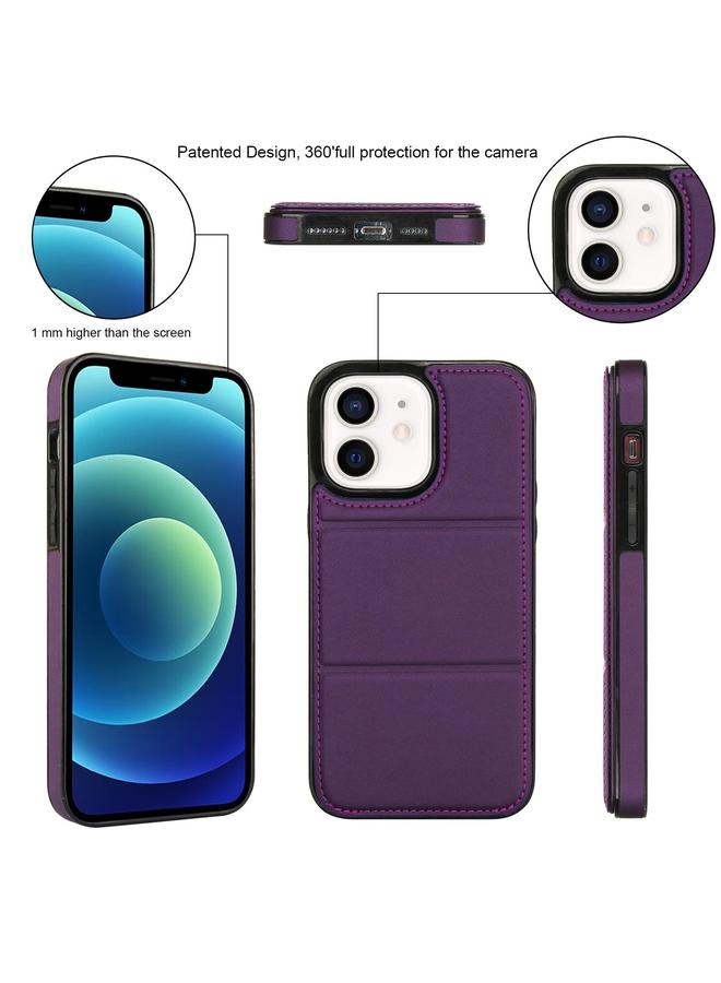 The Bros Phone Case For iPhone 12 mini Tri-fold Holder Leather Phone Phone Case with Card Slot  - Image 4