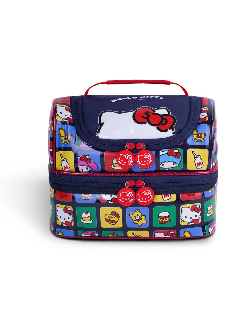 Sanrio Hello Kitty Adorable Kitty Lunch Bag 2 Compartment  - Image 1