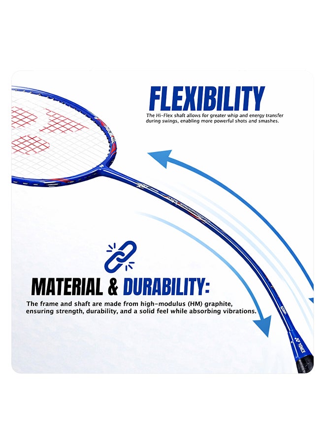 يونيكس مضرب تنس الريشة Yonex Voltric Lite 35i بغطاء كامل - إطار خفيف الوزن وقوي لضربات ساحقة قوية وسرعة تأرجح عالية وأداء شامل - Image 5