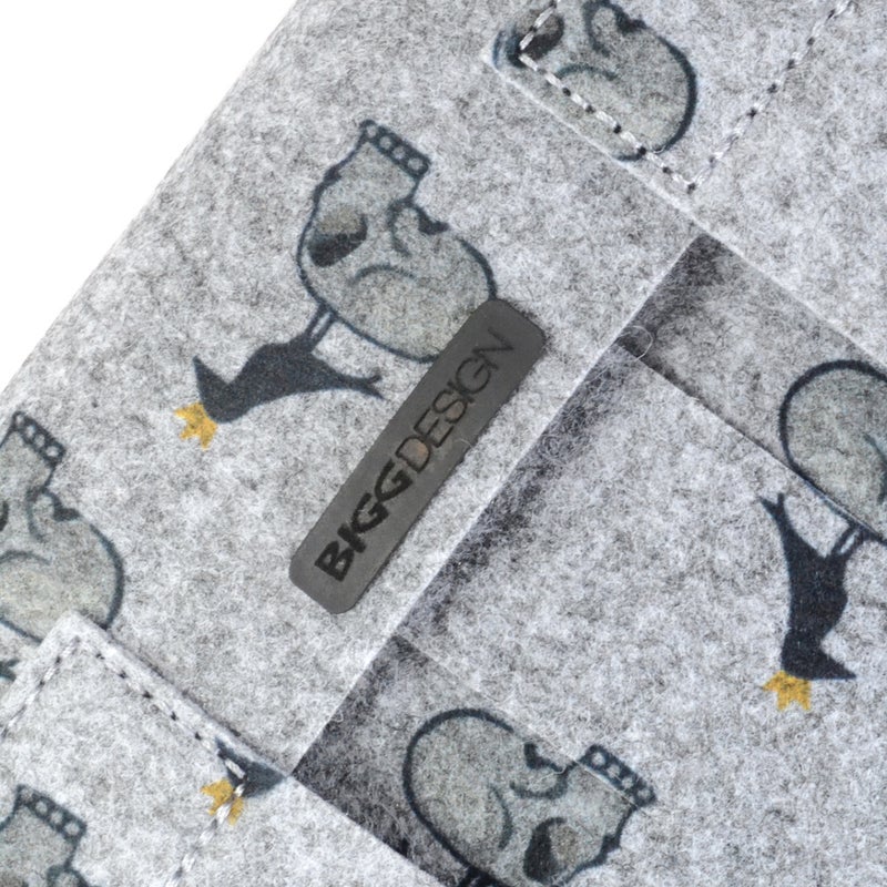 BiggDesign King Raven Felt Mobile Organizer, Felt, 40x18 cm, With pockets - Image 5