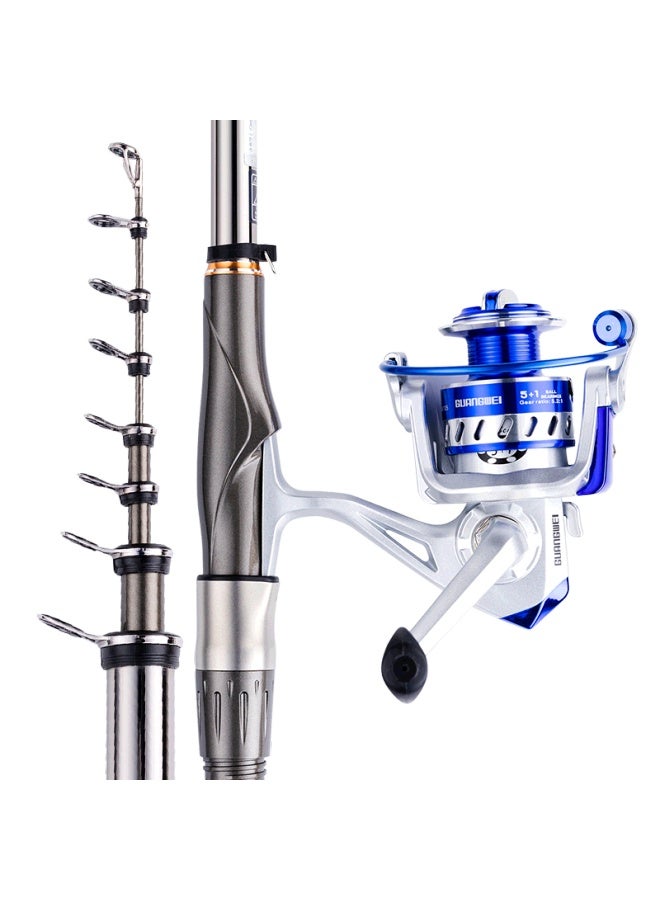 Gw 4.5m 5# Xindajia Ultra-light Ultra-hard Rock Fishing Rod With Large Guide Rings And Sliding Float, Rock Fishing Rod Set, Fishing Pole, Fishing Tackle