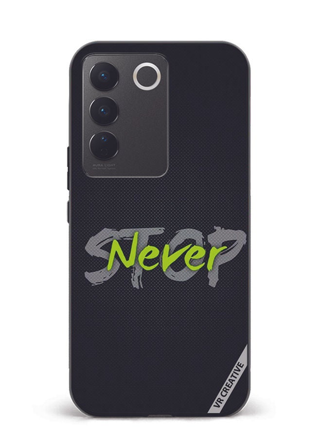 VR CREATIVE Protective Case Cover For Vivo V27e Never Stop Design Multicolour - Image 1