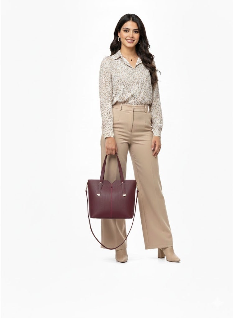 Stylish and versatile women's handbag + inner bag – practical and modern design – high-quality material – suitable for everyday use - Image 1