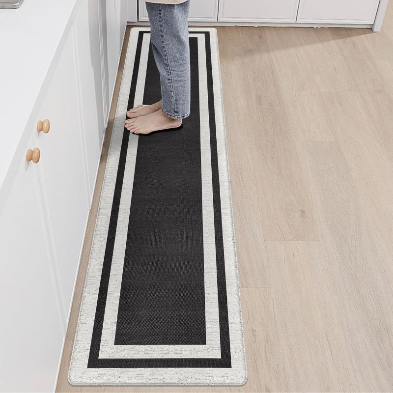 Anti Fatigue Kitchen Mat 45 X 180 Cm 0.4-Inch Thick Cushioned Foam - Waterproof Non Slip Standing Mat for Home Kitchen Office Laundry Room - Image 1