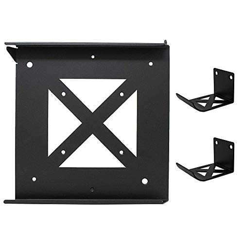 HumanCentric Wall Mount Compatible with PS4 Slim, 2 Controller Mounts Bundle, Mount on The Wall or on The Back of The TV with a VESA Pattern, Does Not Work with Fat or Pro PS4, Hardware Included - Image 3