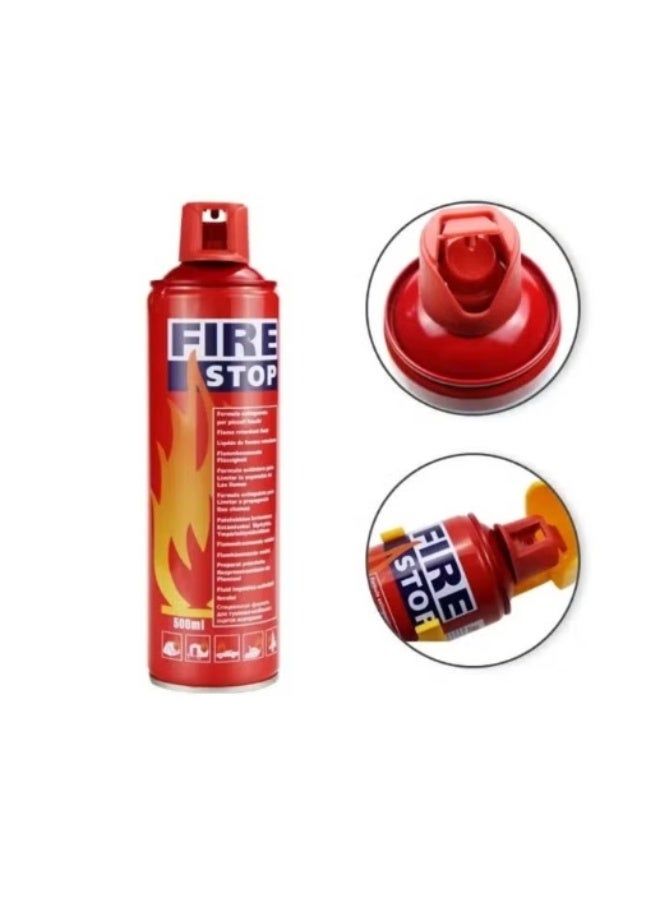 FIRE STOP Fire Extinguisher Spray 500ML, Portable & Compact Emergency Fire Extinguisher for Home, Car, Kitchen & Electrical Fires - Image 2